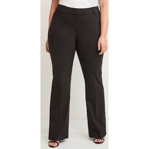 Lane Bryant Allie black bootcut dress pants